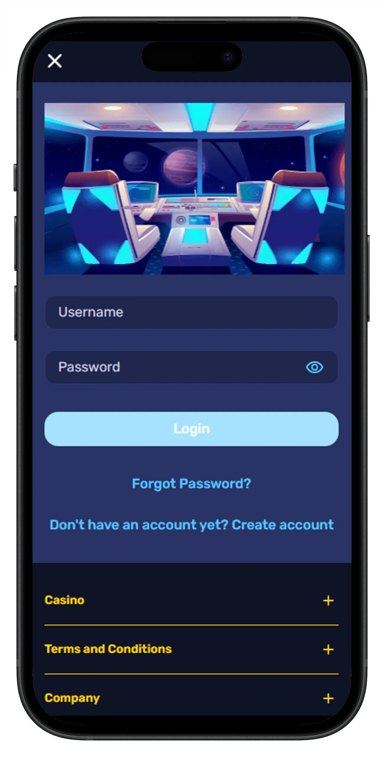 Galaxyno Casino Login Process from a Mobile Device